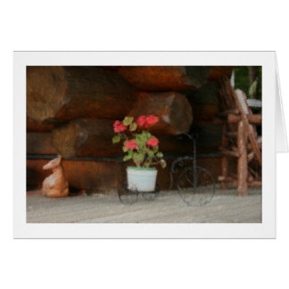 Tomma kort för pelargon