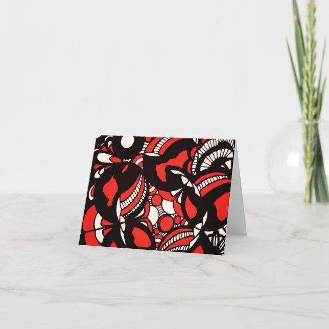 Tomma Leliza designer noterar kortet Kort (Framsida)
