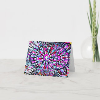 Tomma Leliza designer noterar kortet Kort