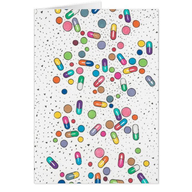 Tomma Pills Hälsningskort (Framsidan)