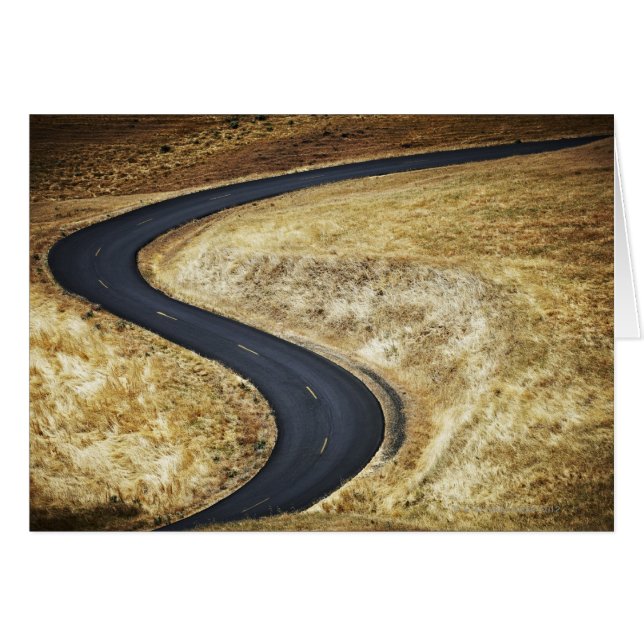 Tomma rullningsvägar hälsningskort (Framsidan Horizontal)