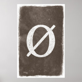 Tomma set Art - Matematik Poster