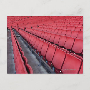 Tomma sittplatser i Stadium Vykort