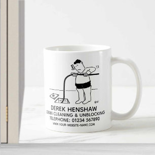 Tömma Städning och ta bort blockering av marknadsf Kaffemugg