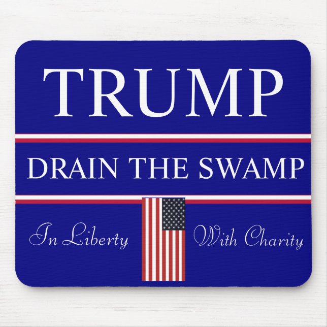 Tömma Washington SWAMP Trump Musmatta (Framsidan)