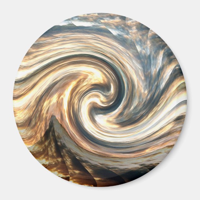 Tömmande moln.... magnet (Framsidan)