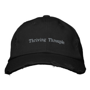 Tömmande Throupe Broderad Keps