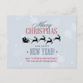 Tommies och hans flygande renars julfest vykort