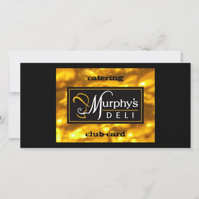 Tommodex 2012 Murphy's deli catering klubb card (Framsida)