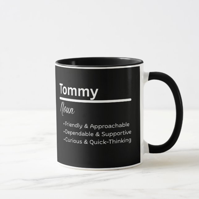 Tommy Boy Namn Definition Personlig Mugg (Höger)
