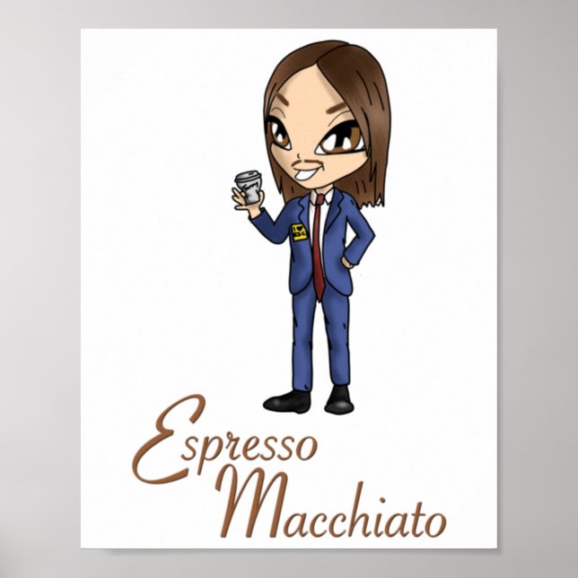 Tommy Cash Espresso Macchiato Eurovision 2025 Esto Poster (Framsidan)
