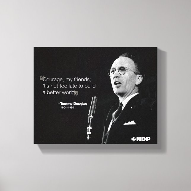Tommy Douglas Canvas (Framsida)