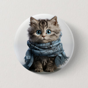 Tommy, fluffiest Tabby katt Knapp
