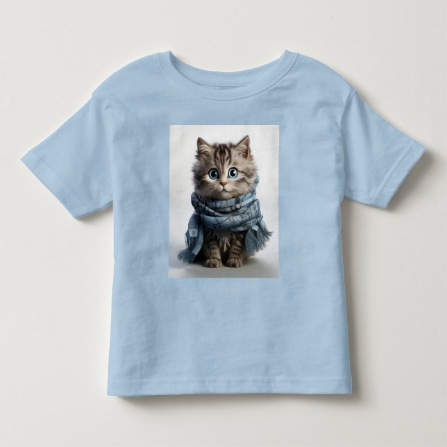 Tommy, fluffiest Tabby katt T Shirt (Framsida)