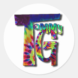 Tommy G Stickers Runt Klistermärke