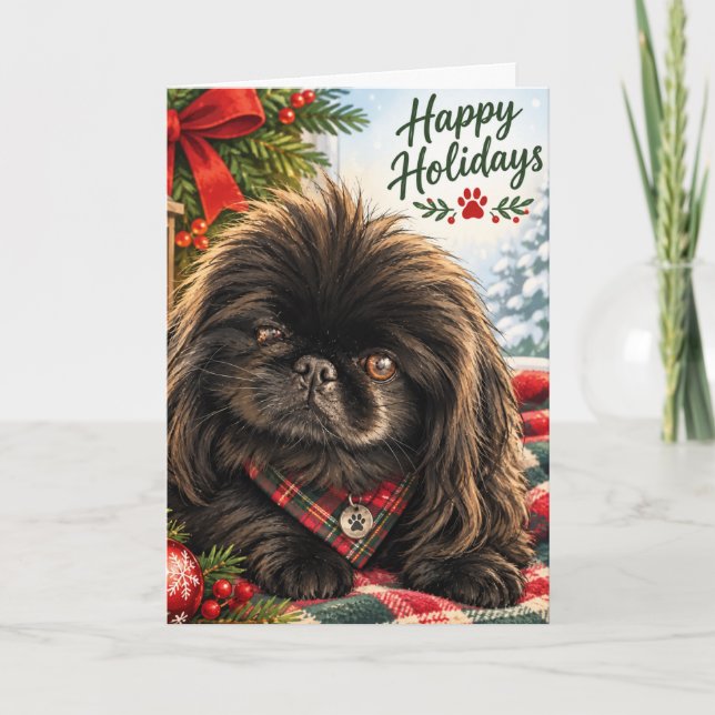 Tommy Pekingeser Julkort Kort (Framsida)
