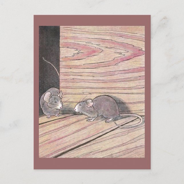 Tommy Title-Mouse Vykort (Framsida)