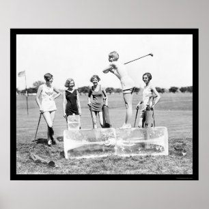 Tömning av is Golf 1926 Poster