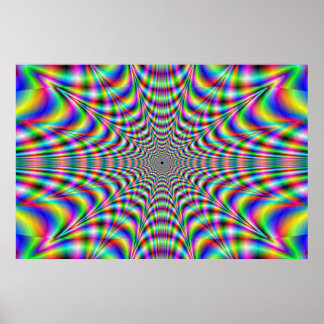 Tömning - optisk illusion poster