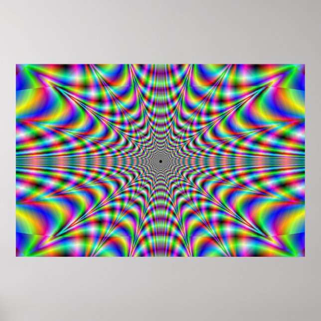 Tömning - optisk illusion poster (Framsidan)