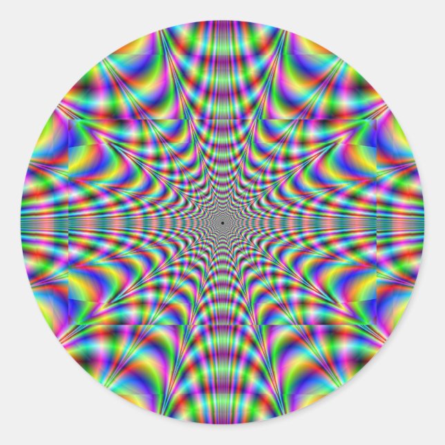 Tömning - optisk illusion runt klistermärke (Framsida)