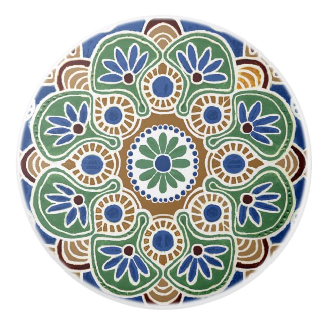 Tömningsfack för flerfärgade medallioner knopp (Framsidan)