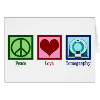 Tomograf Peace Kärlek Tomography Card