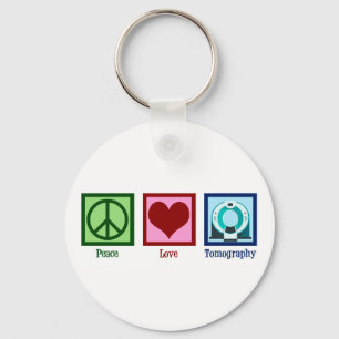 Tomograf Peace Kärlek Tomography Nyckelring