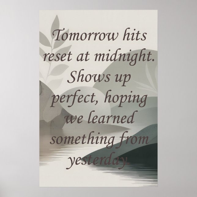 Tomorrows Poster (Framsidan)