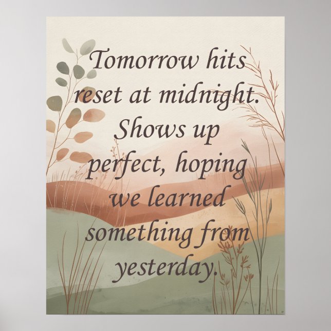 Tomorrows Poster (Framsidan)