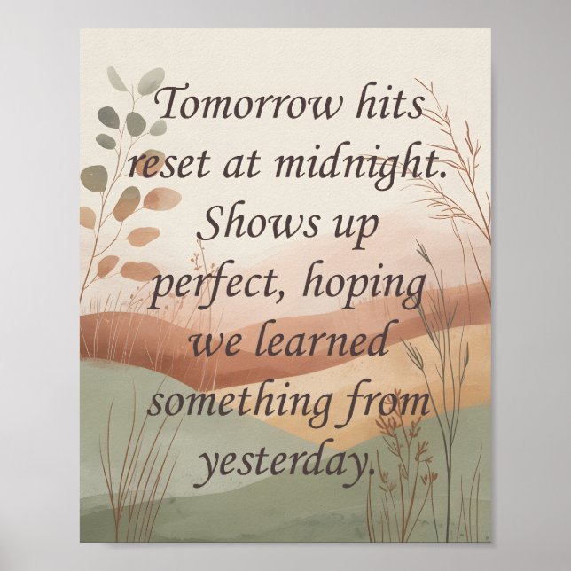 Tomorrows Poster (Framsidan)