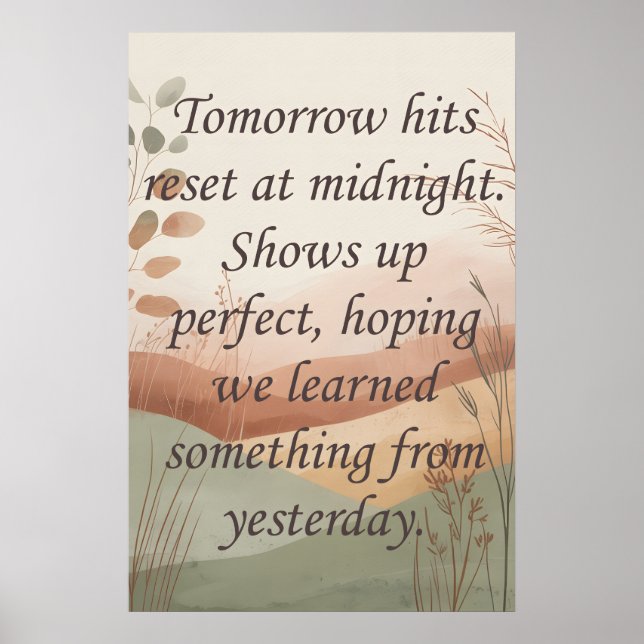 Tomorrows Poster (Framsidan)