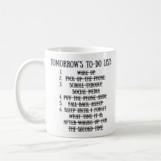 Tomorrow's To-Do List Kaffemugg