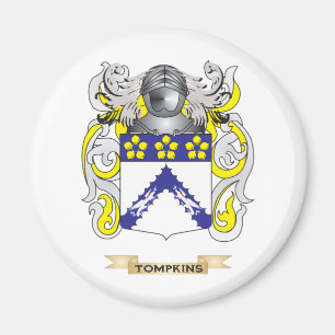 Tompkins familjvapensköld (vapenskölden) magnet