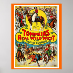 Tompkins VILDA WESTERN - Poster