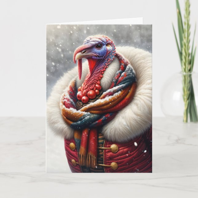 Toms födelsedag Turkiet En vinter Jackade Kort (Framsida)