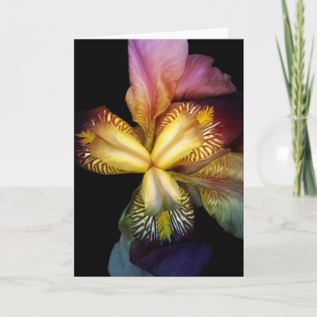 Toms Irises Card Kort (Framsida)