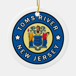 Toms River New jersey Julgransprydnad Keramik