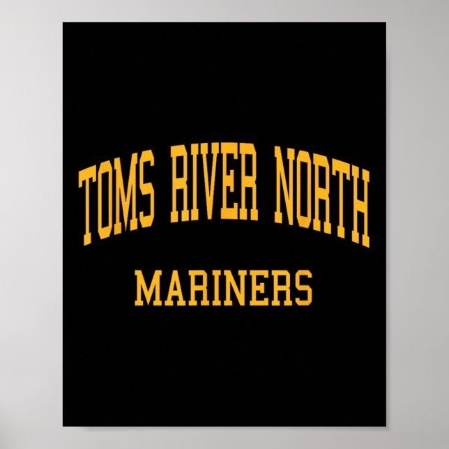 Toms River North High School Hs Toms River Nj Retr Poster (Framsidan)