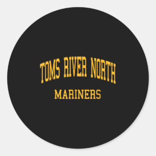 Toms River North High School Hs Toms River Nj Retr Runt Klistermärke