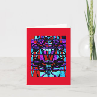 Tomt anteckningskort (Art Deco/Steampunk)