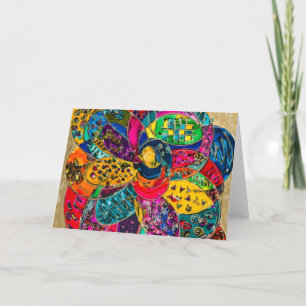 Tomt anteckningskort Kaleidoscope Lovitud