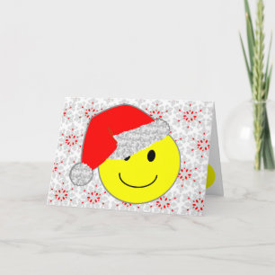 "Tomt baby ANSIKTE CHRISTMAS-KORT Helgkort