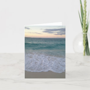 Tomt Bahamas Sunset Greeting Card Kort