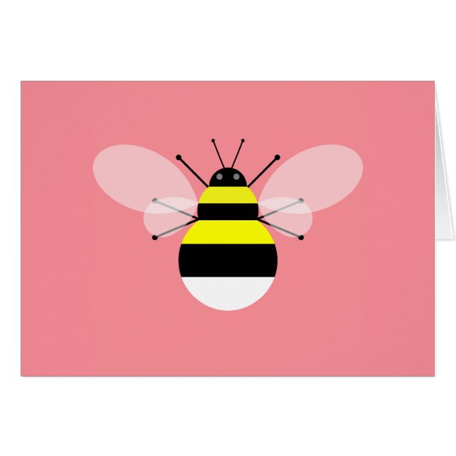 Tomt bi hälsningskort (Framsidan Horizontal)