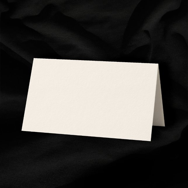 Tomt bildprojektionsyta, 2 tum x 3,5 tum, Bröllop Placeringskort (Matte Cream Blank 2" x 3.5" Folded Wedding Place Card)