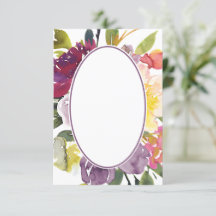 Tomt budget Violetta och gula blommor bröllop