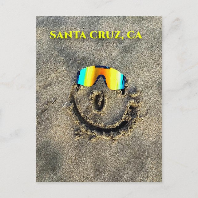 Tomt Cruz California Beach-vykort Vykort (Framsida)