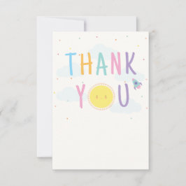 Tomt Cute Sol tackkort Tack Kort