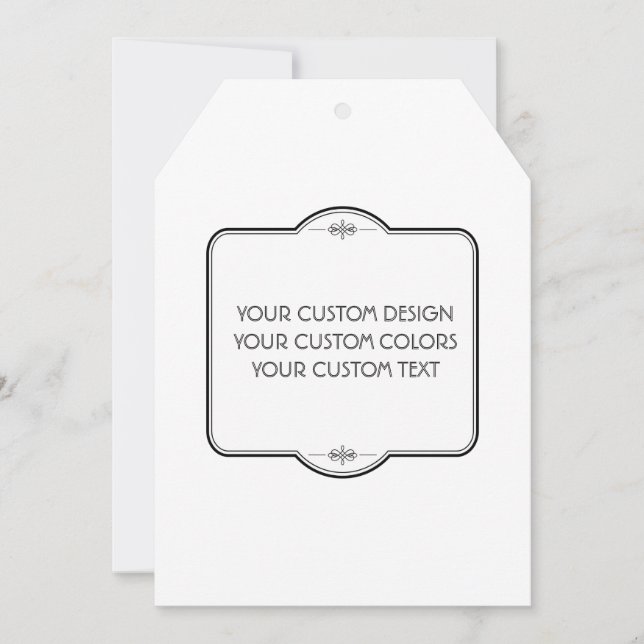 TOMT Din Design Här - Tacksamhetskort Tack Kort (Framsida)